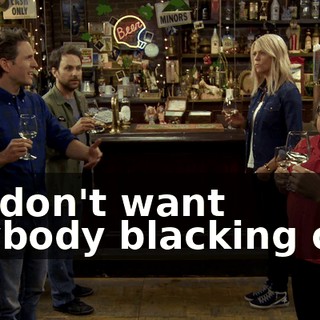 we don't want anybody blacking out.