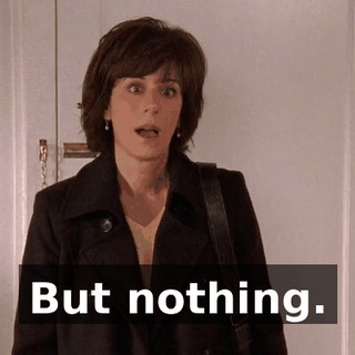 But nothing.