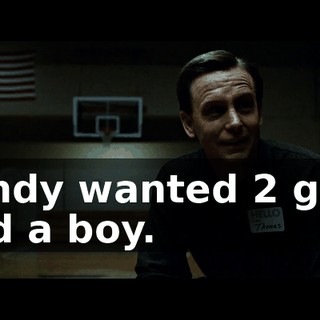 Mindy wanted 2 girls and a boy.