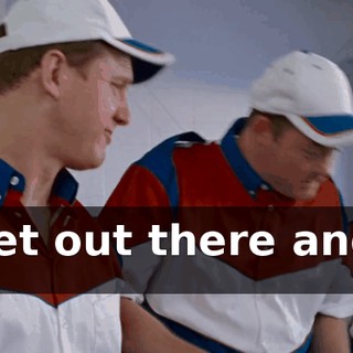 Let's get out there and win a race.