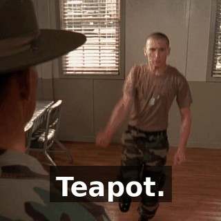 Teapot.