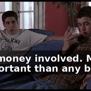 No money involved. More important than any bet.