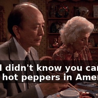 Yes, I didn't know you can get such hot peppers in America.
