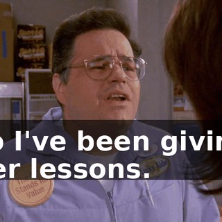 so I've been giving her lessons.
