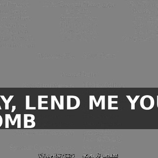 ♪ SAY, LEND ME YOUR COMB ♪