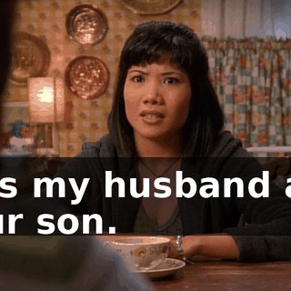 He's my husband and your son.