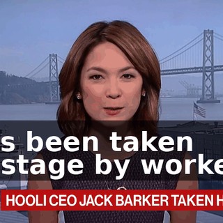 has been taken hostage by workers