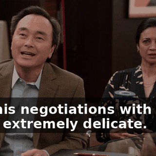 and his negotiations with labor were extremely delicate.