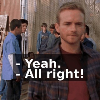 - Yeah. - All right!