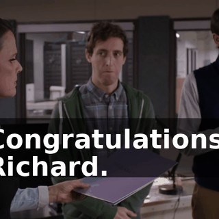 Congratulations, Richard.