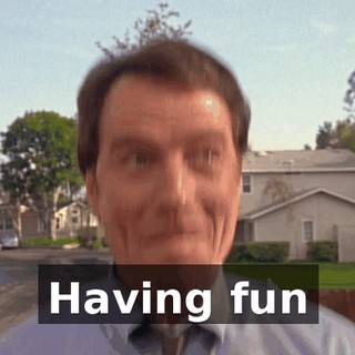 ♪ Having fun ♪