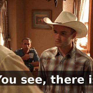 You see, there is