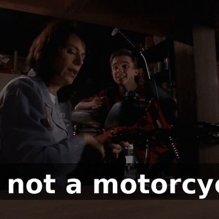 It's not a motorcycle!