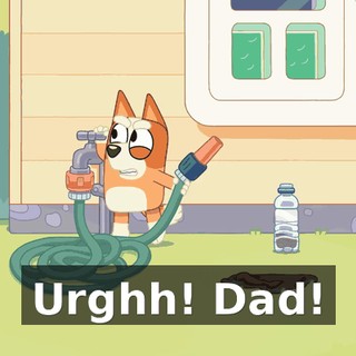 Urghh! Dad!