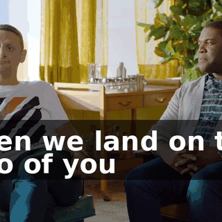 Then we land on the two of you