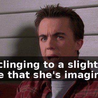 I'm clinging to a slight hope that she's imaginary.