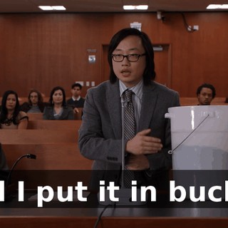 And I put it in bucket.