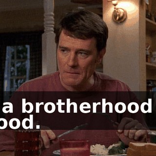 in a brotherhood of blood.