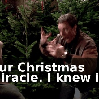 Our Christmas miracle. I knew it!