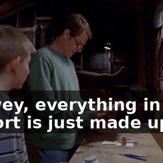 Dewey, everything in this report is just made up.