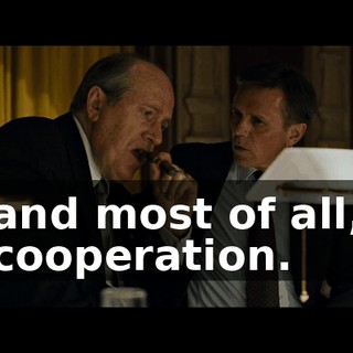 and most of all, cooperation.