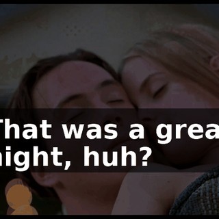 That was a great night, huh?