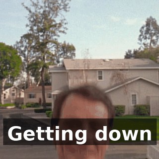 ♪ Getting down ♪