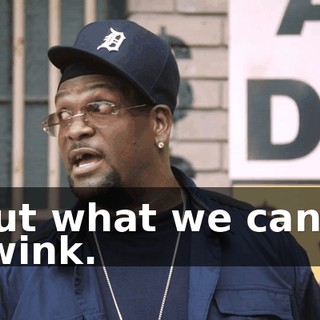 - But what we can do is wink.
