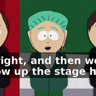 All right, and then we'll throw up the stage here.