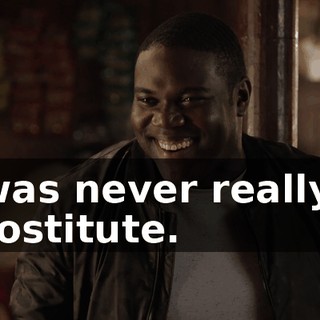 I was never really a prostitute.