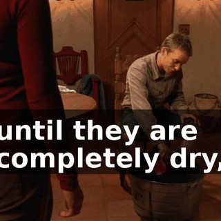 until they are completely dry,