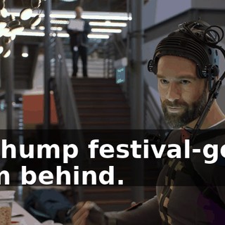 dry hump festival-goers from behind.
