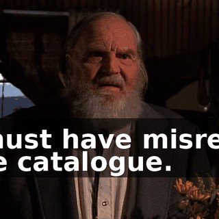 I must have misread the catalogue.