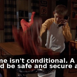 A home isn't conditional. A home should be safe and secure and...