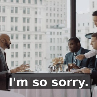 I'm so sorry.