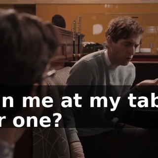 join me at my table for one?