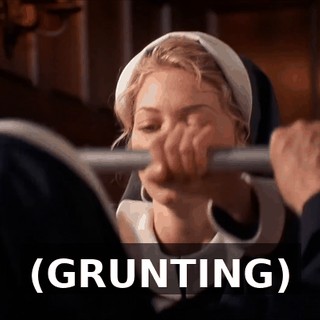 (GRUNTING)