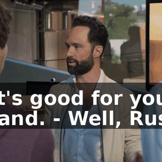 - It's good for your brand. - Well, Russ,