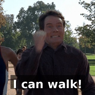 I can walk!