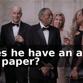Does he have an ad in the paper?