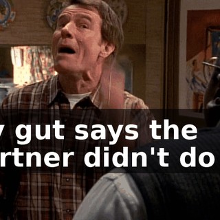 My gut says the partner didn't do it!