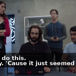 - let's do this. - Okay. 'Cause it just seemed like...
