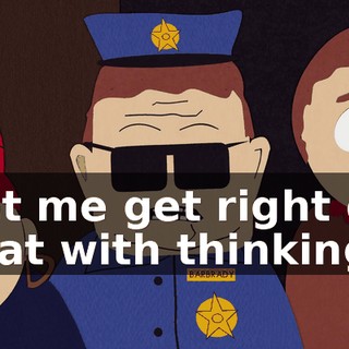 Let me get right on that with thinking.