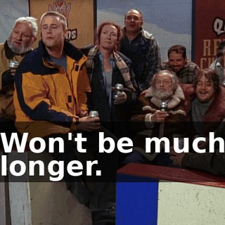 Won't be much longer.