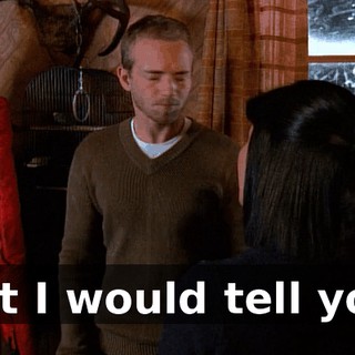 But I would tell you.