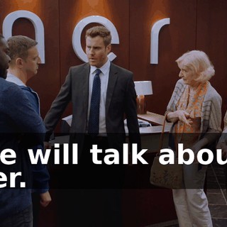 - We will talk about it later.
