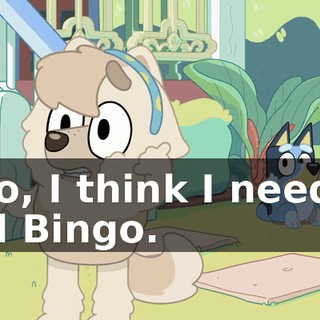 Judo, I think I need to find Bingo.