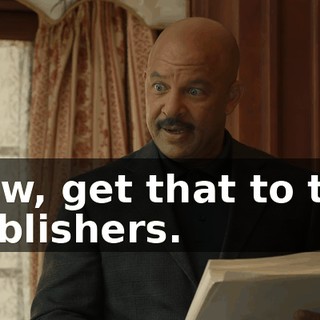 Now, get that to the publishers.