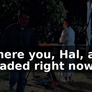 Where you, Hal, are headed right now.