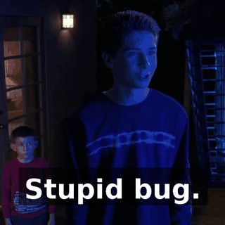 Stupid bug.